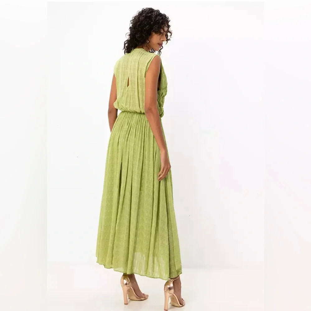 ASOS Summer Light Green Sleeveless Maxi Dress - Picture 2 of 5